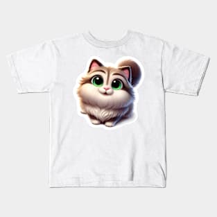 Cute kitten cartoon Kids T-Shirt